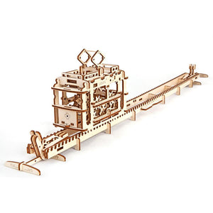 Tram su Rotaia 3D in Legno