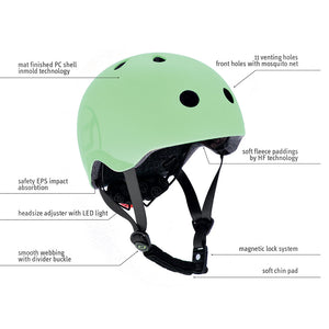 Casco con LED Taglia S/M
