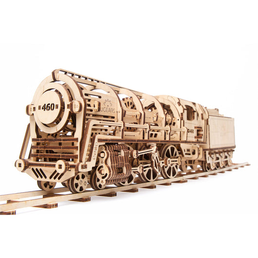 Locomotiva 3D in Legno con Tender