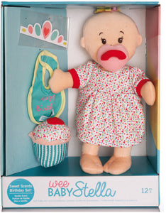 Bambola in Pezza Morbida Wee Baby Stella con accessori