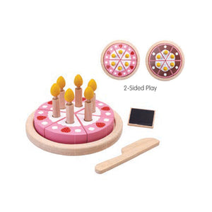 Set Torta di Compleanno in Legno